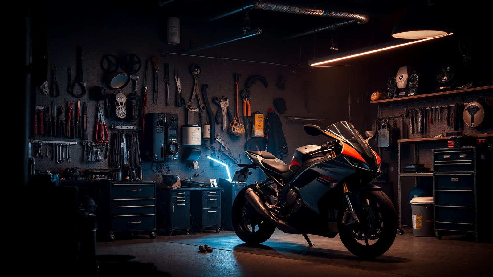 Motorcycle workshop